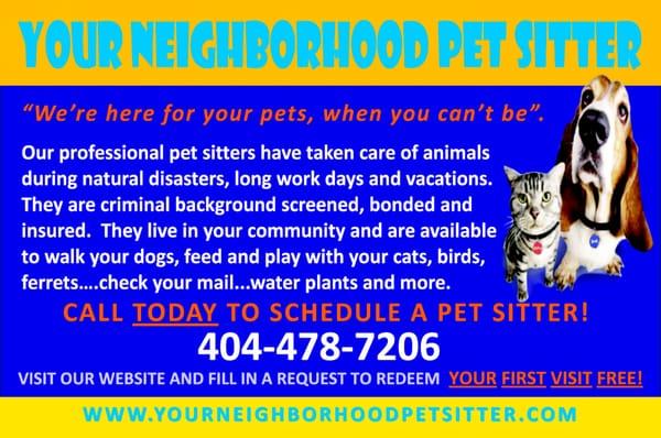 Free Pet Consultation 404-478-7206