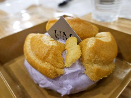 Ube Cream Puff