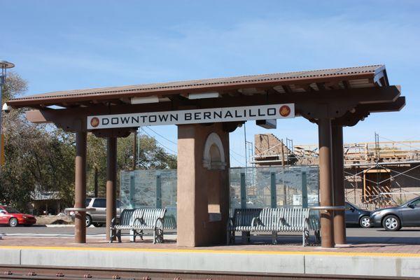 Downtown Bernalillo Rail Runner Station.