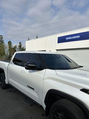 2025 Toyota tundra front end ppf and ceramic coating and window tint  riverside ca