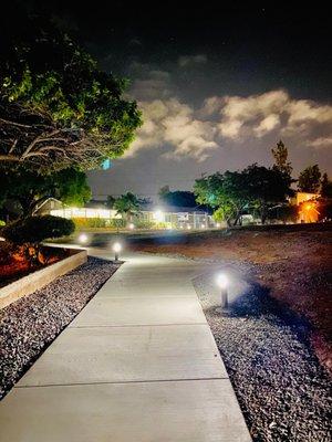 Bradley Court walkway and the newly-renovated nursing station. What a beautiful transformation!