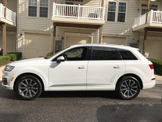 Dialing in the finishing touches on this 2016 Audi Q7 in Herndon, VA.