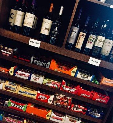 Wine AND candy?! Yes please!