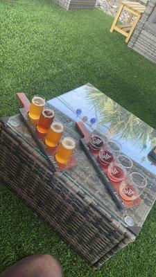 Wine & beer flight