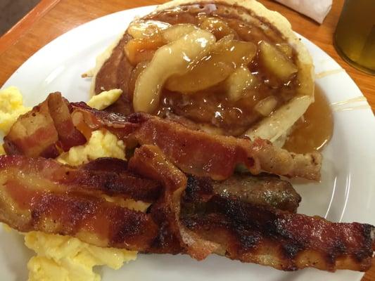 Breakfast buffet plate