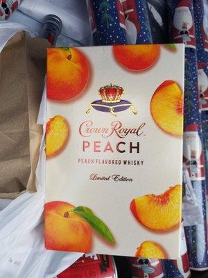 They had the limited edition crown royal peach I'm a fan for having hard to find items.