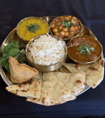 Lamb thali lunch special!