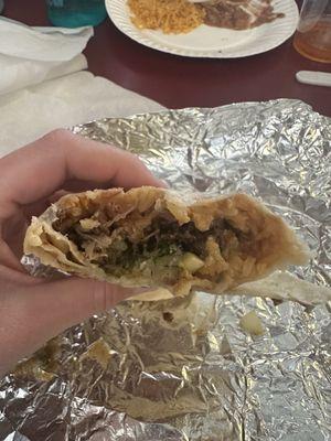 Carnitas burrito