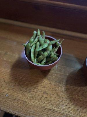 Spicy Garlic Edamame