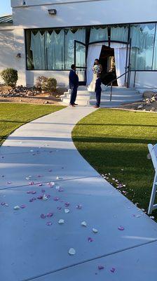 Bride entrance