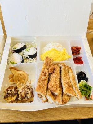 Pork katsu bento