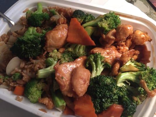 Chicken & Broccoli combo platter