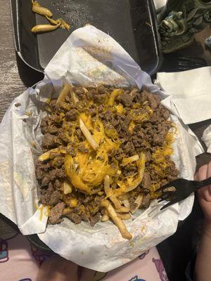 Carne asada fries from the Estrella parkway location very good amount for the price