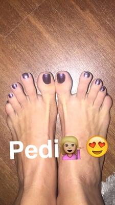 Pedi today!! This place is amazing!!!! Really really good massage with pedi! Thanks Rose! Can't wait to go back