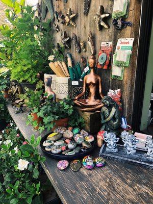 Beautiful rocks and stones for sale at Trancas Canyon Nursery by @GardenGirlGoodsCo that I just had to have!