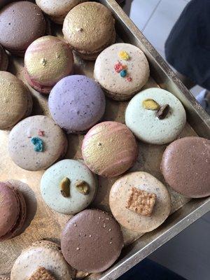 Assorted macarons