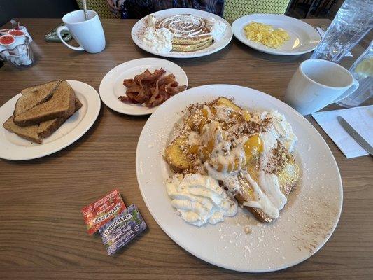 Peaches and Cream French Toast