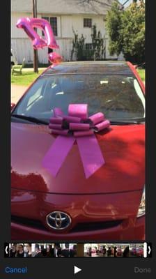 What other dealer provides you with a gigantic magnetic bow for your car? Well, Bob Mahoney does and did.