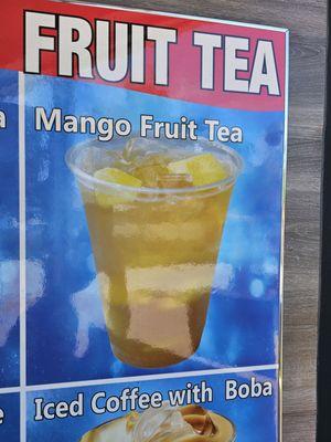 Mango fruit tea is the best