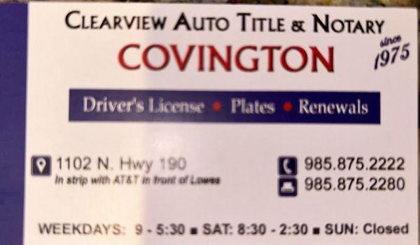 Clearview Auto Title & Notary