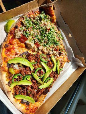 Pizza Mexicana and Pizza Carnitas