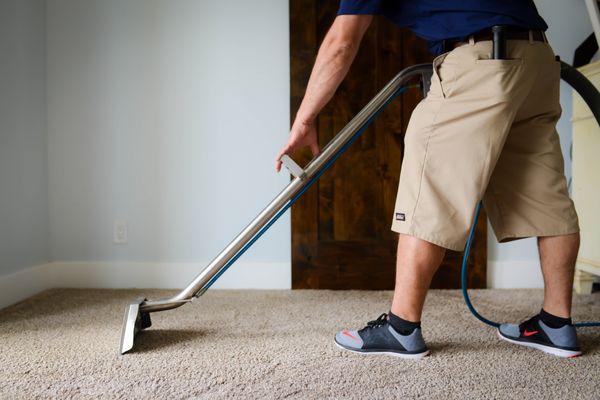 We always finish each job with a thorough vacuum.