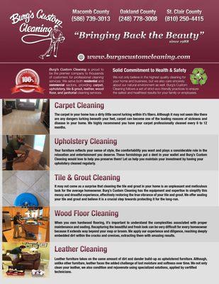 One stop shop for all your cleaning needs!