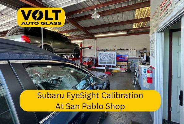 Subaru EyeSight Calibration
At San Pablo Shop