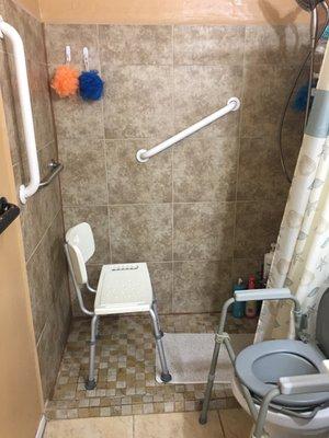 Walk-in shower