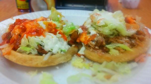 Carnitas & Pastor Sopes