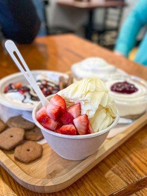 Eleanor's original shaved coconut cream ice cream