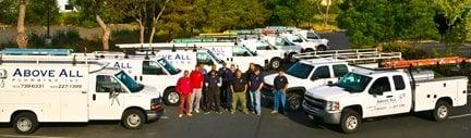 Meet the Above All Plumbing crew.