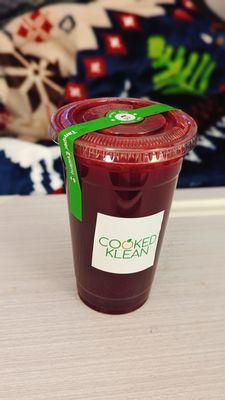 Red Dragon juice. Beet, Apple and Ginger.