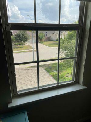 Standard sized sash in my guest bedroom - perfect fit!