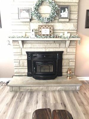 Love this fireplace love this company.