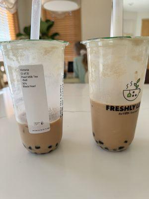 Two of my favorites are the Pearl milk tea 30% sweet and Supreme Signature milk tea!!! They are sooooo good!!