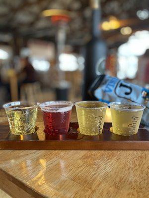 Cider flight