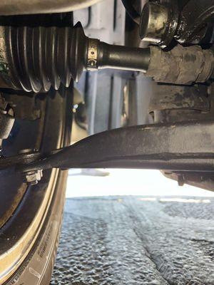 Rack and pinion leaking