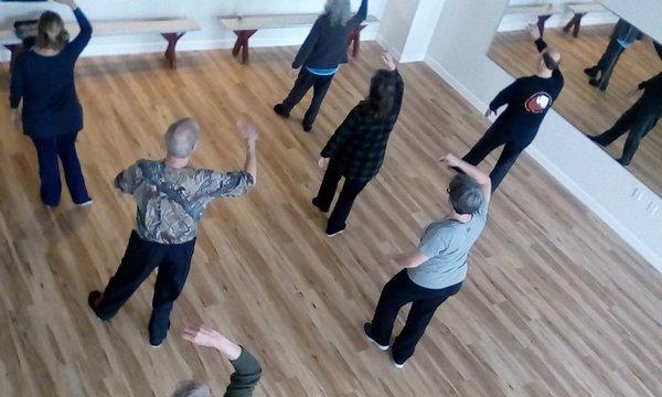 Wm. CC Chen Tai Chi class in main room