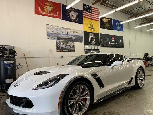 Corvette Z06 detailed by Platinum Plus Mobile Detailing