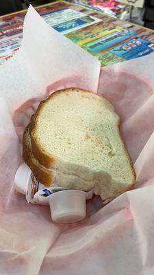 You always get a complimentary basket of fresh bread and butter.