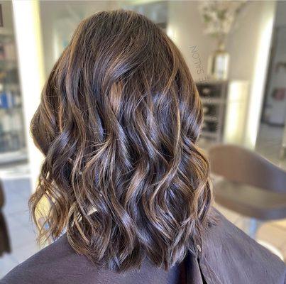 Balayage highlights done by Michelle