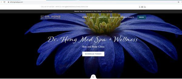 New website is published! Please visit www.drhongmedspa.com