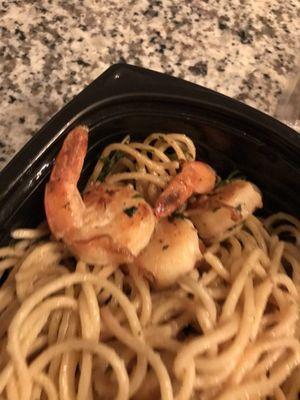 Odd looking shrimp scampi