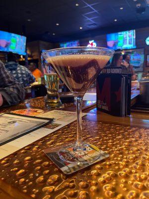 Peanut butter cup martini