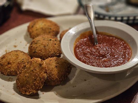 Fried ravioli