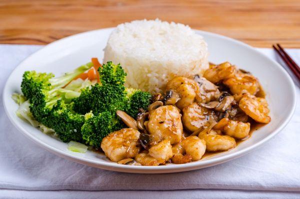 Shrimp teriyaki. #3 on Menu.