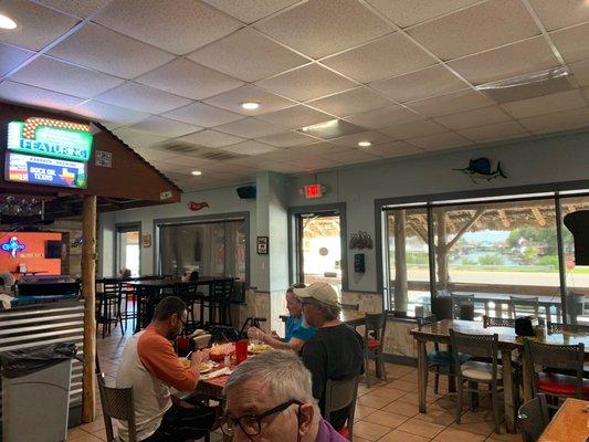 Dining area inside