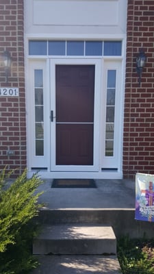 storm door and entry door replacement