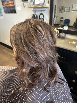 Shaggy fun with highlights